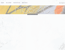 Tablet Screenshot of mosaictraveler.com
